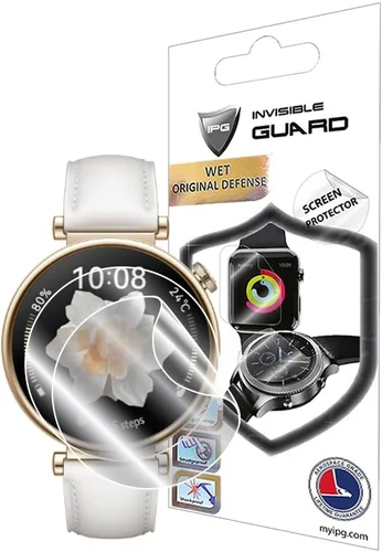 Vista 7 de IPG Para HUAWEI Band 8 Smart Watch Protector de pantalla de hidrogel (2 unidades) Película transparente HD invisible Protector antiarañazos
