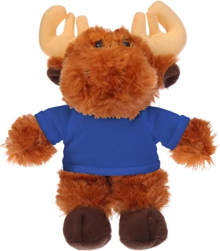 Vista 10 de Plushland Alce flexible de 8 pulgadas con camiseta, regalo personalizado, texto personalizado en la camiseta, gran regalo para el día de la madre