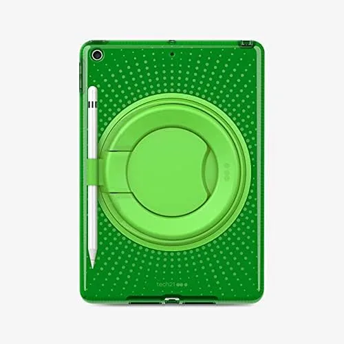 Vista 2 de Tech 21 Evo Play2 con soporte para lápiz para iPad 7ª/8ª generación, color verde