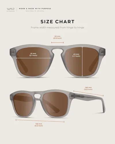 Vista 6 de WearMe Pro Gafas de sol rectangulares grandes polarizadas retro para hombre