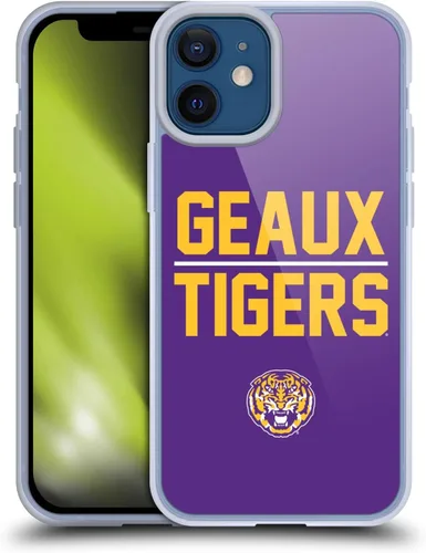 Vista 143 de Head Case Designs Funda de gel suave con licencia oficial de la Universidad Estatal de Louisiana LSU Camou compatible con Apple iPhone 7 Plus/iPhone