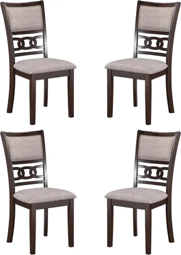 Vista 30 de New Classic Furniture Sillas de comedor Gia, juego de 2, color marrón