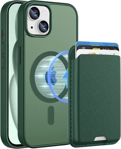 Vista 24 de Funda magnética para iPhone 12 Pro Max, cartera magnética desmontable con soporte para tarjetas, [compatible con MagSafe] grado militar, a prueba