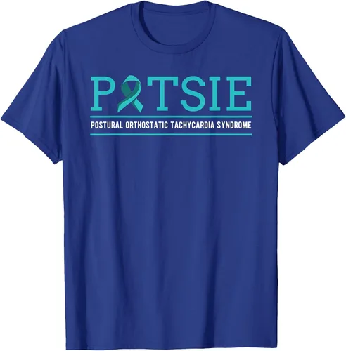 Vista 27 de POTS Dysautonomia Turquoise Ribbon Autonomic Dysfunction T-Shirt Asphalt Grey