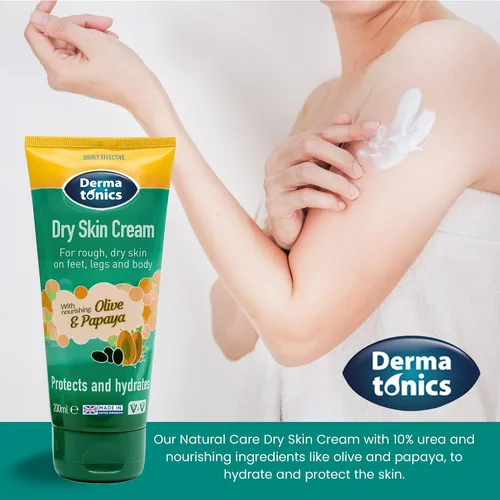 Vista 4 de Dermatonics Crema para piel seca para talones, manos y pies agrietados Solución de cuidado intensivo 10% de urea, suaviza la piel callosa, áspera