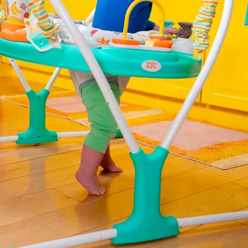 Vista 9 de Bright Starts Cooking Up Fun - Saltador de actividades para bebés con música y luces, juguetes de juego de rol de cocina, unisex, 6 meses+, hasta 25