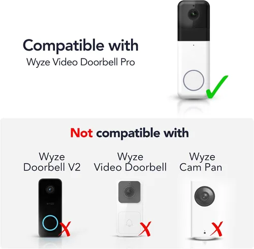 Vista 7 de Wasserstein Soporte de cuña horizontal, ajuste perfecto para timbre de video Pro, ángulo ajustable para una mejor visualización (1 paquete, blanco)