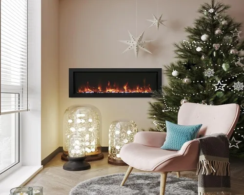 Vista 9 de Amantii Chimenea eléctrica tradicional Trd Extra Slim de 26