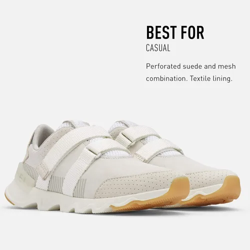 Vista 3 de Sorel - Zapatillas Kinetic Lite para mujer, ante o malla con suela festoneada