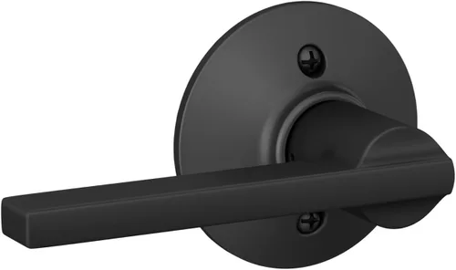 Vista 62 de Schlage F51A LAT 716 Latitude - Manija de puerta con bloqueo de entrada con llave, en acabado de bronce envejecido