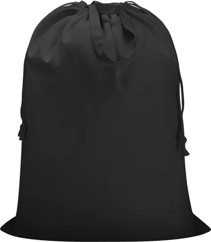 Vista 35 de Bolsa de lona para lavandería con asas y cordón 30 pulgadas de ancho x 35 Bolsa de almacenamiento de lona gruesa, grande, resistente, lavable