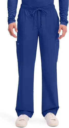 Vista 16 de Cherokee WW Professionals - Pantalones de uniforme médico para hombre con Azul Cielo