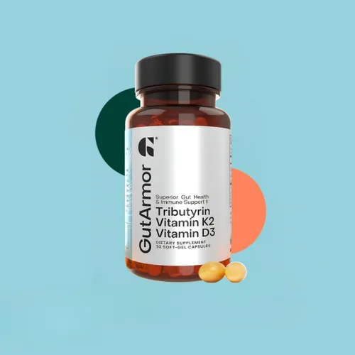 Vista 4 de Salud intestinal y cardíaca + apoyo inmunológico 1 mes de suministro 30 cápsulas de gel suave butirato puro de 350 mg y vitamina D3 2000 IU