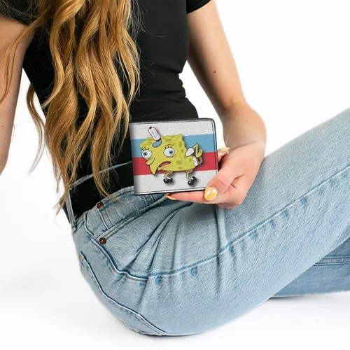 Vista 7 de Buckle-Down Billetera plegable Bob Esponja para hombre