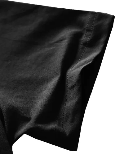 Vista 4 de Zecmos - Camiseta unisex con cuello en V profundo para hombre