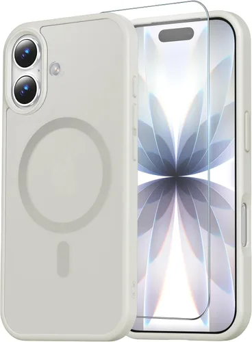 Vista 30 de Funda transparente para iPhone 11 con protector de pantalla, compatible con Magsafe, antiamarilleo, protección de grado militar, a prueba de golpes