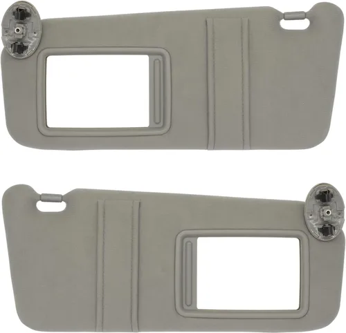 Vista 12 de NHILES Visera solar del lado izquierdo del conductor y del lado derecho del pasajero compatible con Toyota Camry sin luz 2007 2008 2009 2010 2011