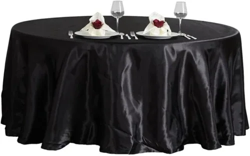 Vista 7 de Balsa Circle Mantel rectangular lavable de satén de color liso para fiesta de Halloween, 6 piezas de 60 x 102 pulgadas, color naranja, suministros