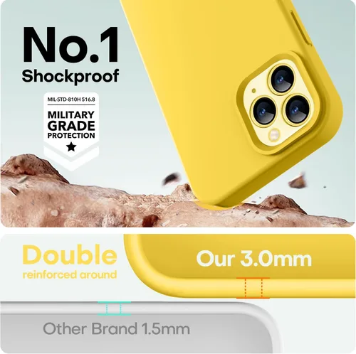 Vista 198 de LOVE 3000 Diseñada para Funda iPhone Air, Silicona Premium [Compatible con Magsafe][Forro de Microfibra Suave Anti-Rayones] Funda Protectora