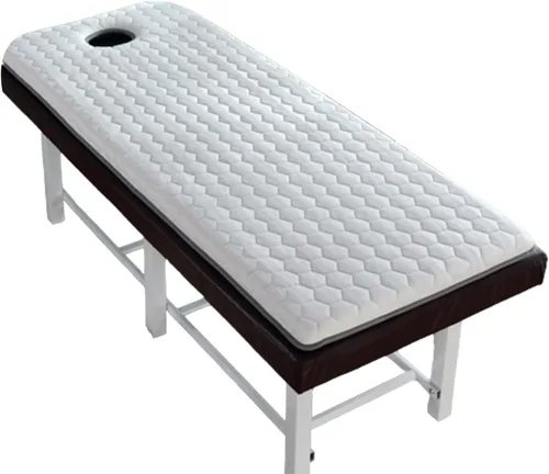 Vista 16 de Cubierta de espuma viscoelástica para mesa de masaje con orificio para respirar, cuadrada, redonda, trapezoidal, para cama de spa, almohadilla 2.4 in