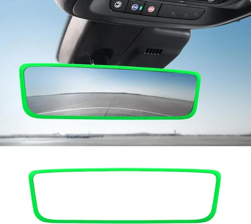 Vista 16 de Ohleats Marco Protector para Espejo Retrovisor de Coche, Funda de Protección de Borde de Espejo Retrovisor de Silicona Compatible con Modelo 3