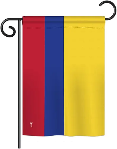 Vista 6 de Americana Home & Garden S140055-BO Colombia Banderas del Mundo Nacionalidad Impresiones Decorativas Vertical Casa 28" X 40" Jardín 13" X 18.5