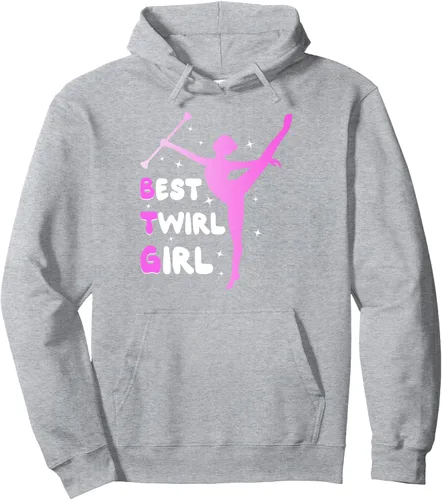 Vista 3 de Baton Twirler Baton Twirling Recitals Majorette Dance Pullover Hoodie