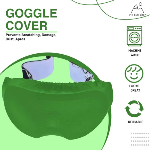 Vista 6 de GoggleSaver - Funda protectora de microfibra para gafas que evita arañazos, daños, polvo