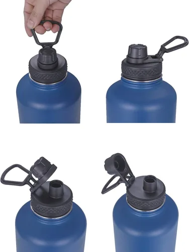 Vista 3 de SENDESTAR Tapa de boquilla para botella de agua de boca ancha Hydroflask se adapta a botella de agua de boca ancha de 18 onzas, 20 onzas, 32 onzas