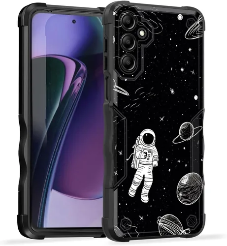 Vista 8 de Funda para Galaxy A14 5G, [Doble Capa][Protección contra Caídas de Grado Militar de 10 Pies] [Antideslizante] Funda Resistente a Prueba de Golpes