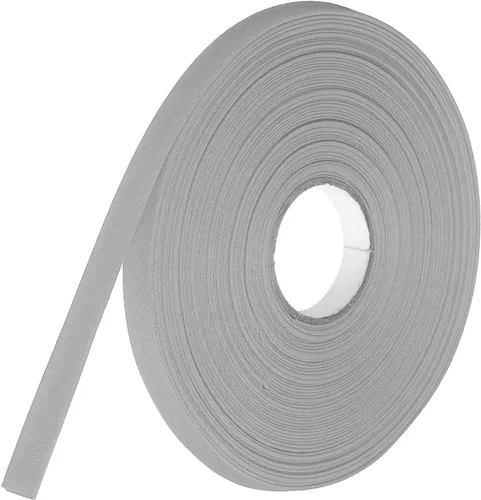 Vista 173 de MECCANIXITY Cinta al bies de doble pliegue de 1 pulgada, cinta al bies de poliéster continua a granel para coser, costura, acolchado, dobladillo