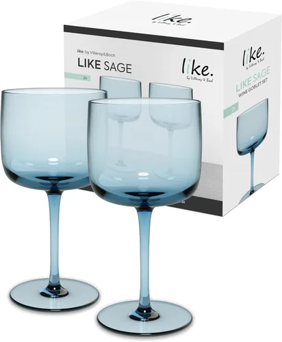 Vista 9 de Villeroy & Boch Par de copas de vino de albaricoque/agua