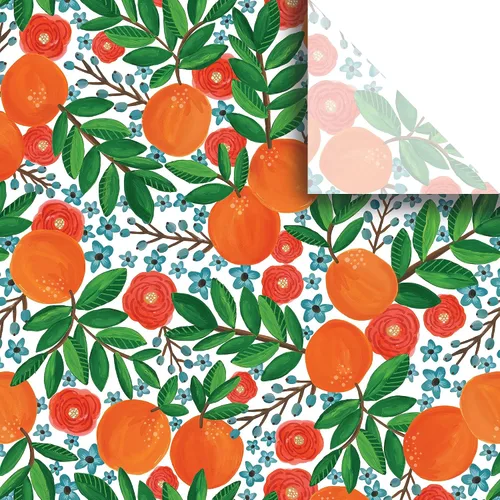 Vista 11 de Jillson Roberts Pañuelo de regalo impreso desplegado de 20 x 30 pulgadas, elefantes bebés (240 hojas)