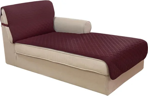 Vista 130 de U-NICE HOME Funda para sillón reclinable, reversible, con correas elásticas, resistente al agua, protege de perros y mascotas, sillón pequeño