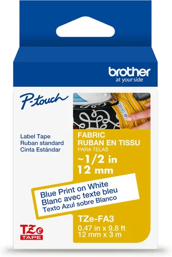 Vista 71 de Cinta laminada Brother Negro sobre Transparente, 6 mm (Tze111)