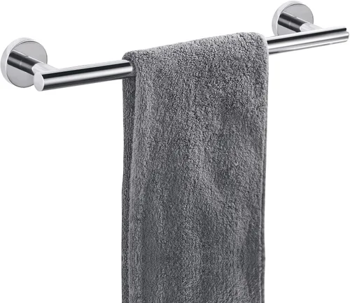Vista 20 de Nolimas Toallero de mano de baño dorado cepillado, barras individuales, barra de toalla clásica de acero inoxidable montado en la pared, barra