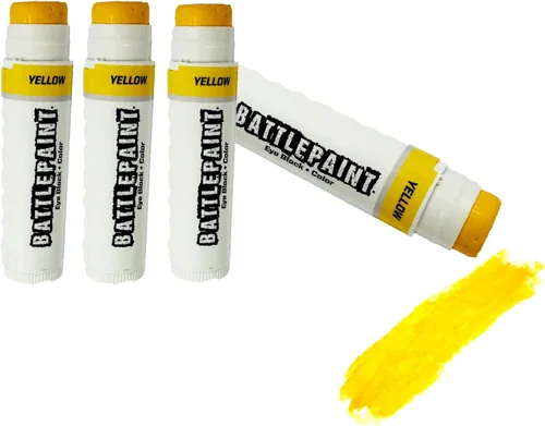 Vista 23 de EyeBlack BattlePaint - Grasa negra para debajo de los ojos de colores brillantes para atletas profesionales y súper fanáticos, béisbol, softbol