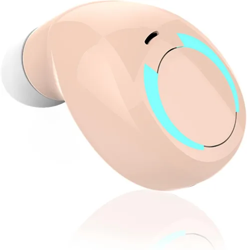 Vista 8 de Mini auricular Bluetooth de un solo auricular inalámbrico pequeño, auriculares invisibles, auricular individual con 10 horas de tiempo de Negro