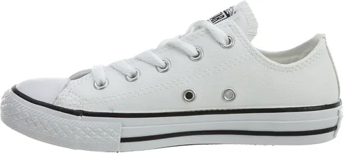 Vista 4 de Converse Chuck Taylor OX 609058c - Zapatos para niños pequeños y grandes, color blanco