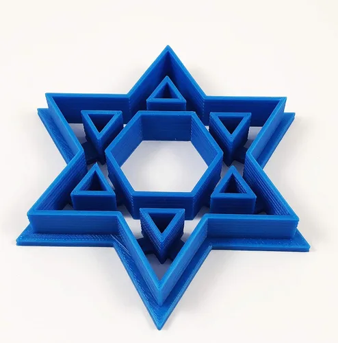 Vista 2 de Jewish Star of David Cookie Cutter