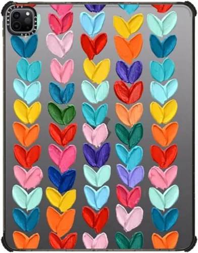 Vista 11 de CASETiFY Estuche de impacto para iPad Pro 12.9" (3ª/4ª/5ª/6ª generación) - Libro de composición Brachio - Negro transparente