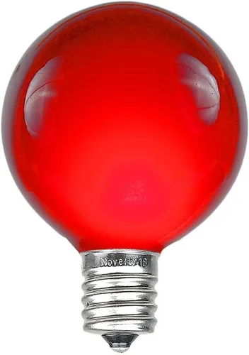 Vista 11 de Novelty Lights Paquete de 25 tiras de luces multicolor G40 para exteriores