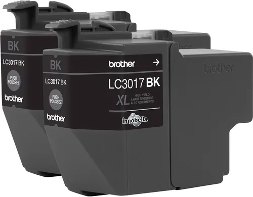 Vista 3 de Brother Impresora LC30172PK Cartucho de tinta negro de alto rendimiento XL (paquete de 5, 10 unidades en total)