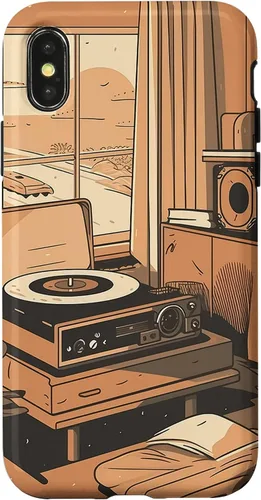 Vista 5 de Lofi Aesthetic Vinyl Music Minimal Calm Nostalgic Art Case for iPhone 16