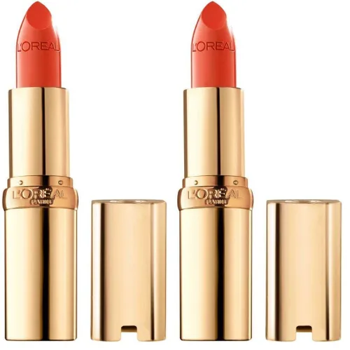 Vista 11 de L'Oréal Paris Colour Riche Original Satin - Lápiz labial 107 "Seine Sunset" Atardecer del Sena