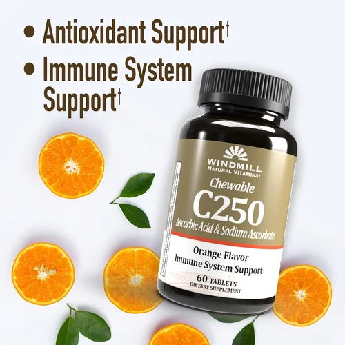 Vista 3 de Vitamina C CHEWTBS 250MG TNGR WMILL Tamaño: 60