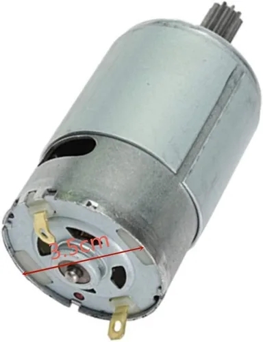 Vista 3 de weelye 1 unids universal 550 40000RPM motor eléctrico RS550 12V Accesorios de motor para niños coches eléctricos niños paseo en juguetes piezas
