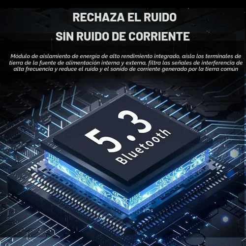Vista 6 de Adaptador auxiliar Bluetooth para coche USB Aux Bluetooth 5.3