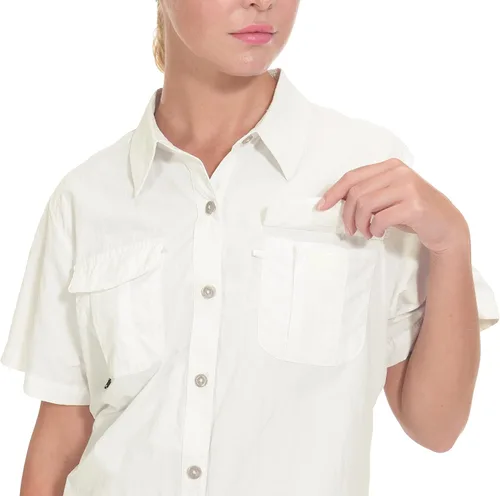 Vista 4 de Little Donkey Andy - Camisa de manga larga para mujer, camisa para pescar, con protección UV UPF 50+, transpirable y de secado rápido