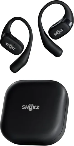 Vista 12 de SHOKZ OpenFit - Auriculares True Wireless Bluetooth de Oreja Abierta con Micrófono, Auriculares con Ganchos para los Oídos, Resistente al Sudor